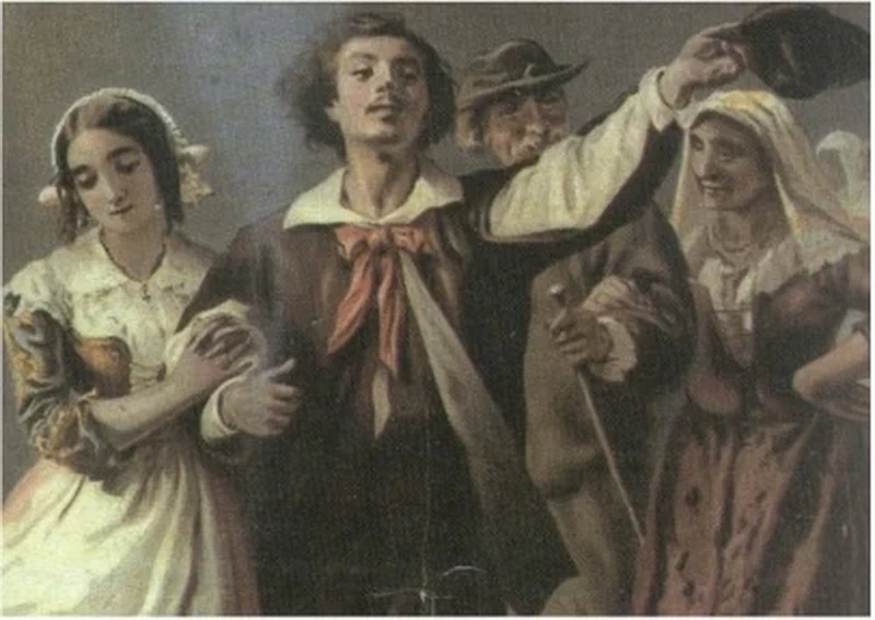 Renzo e Lucia sposi